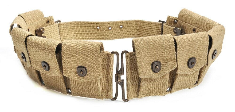 WW1 US Army Dismounted M1917 Cartridge Belt M1903 Springfield JT&L 1918