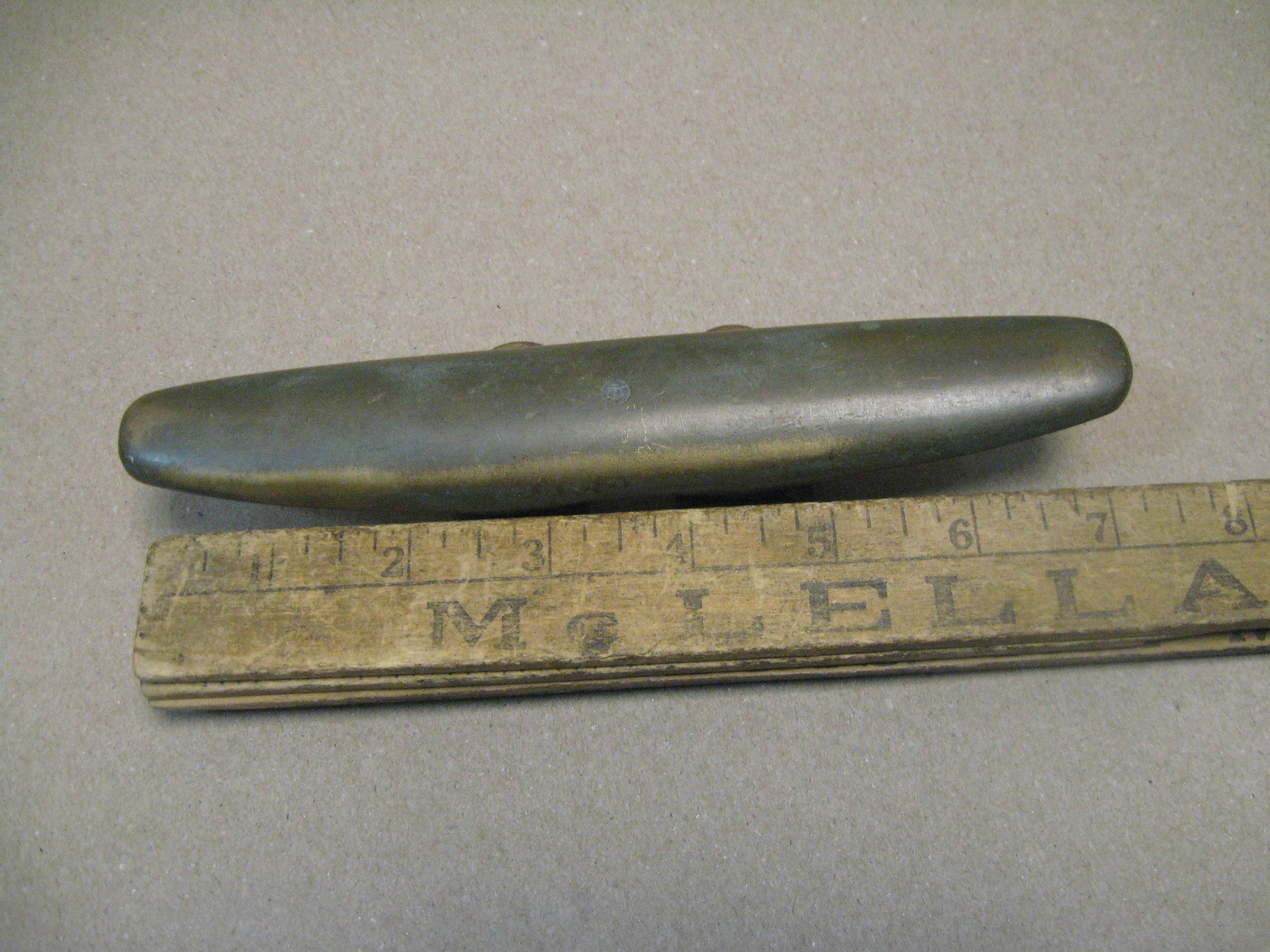 Antique Vtg 7" Solid Bronze Merriman Boat Sailboat Marine Mooring Cleat
