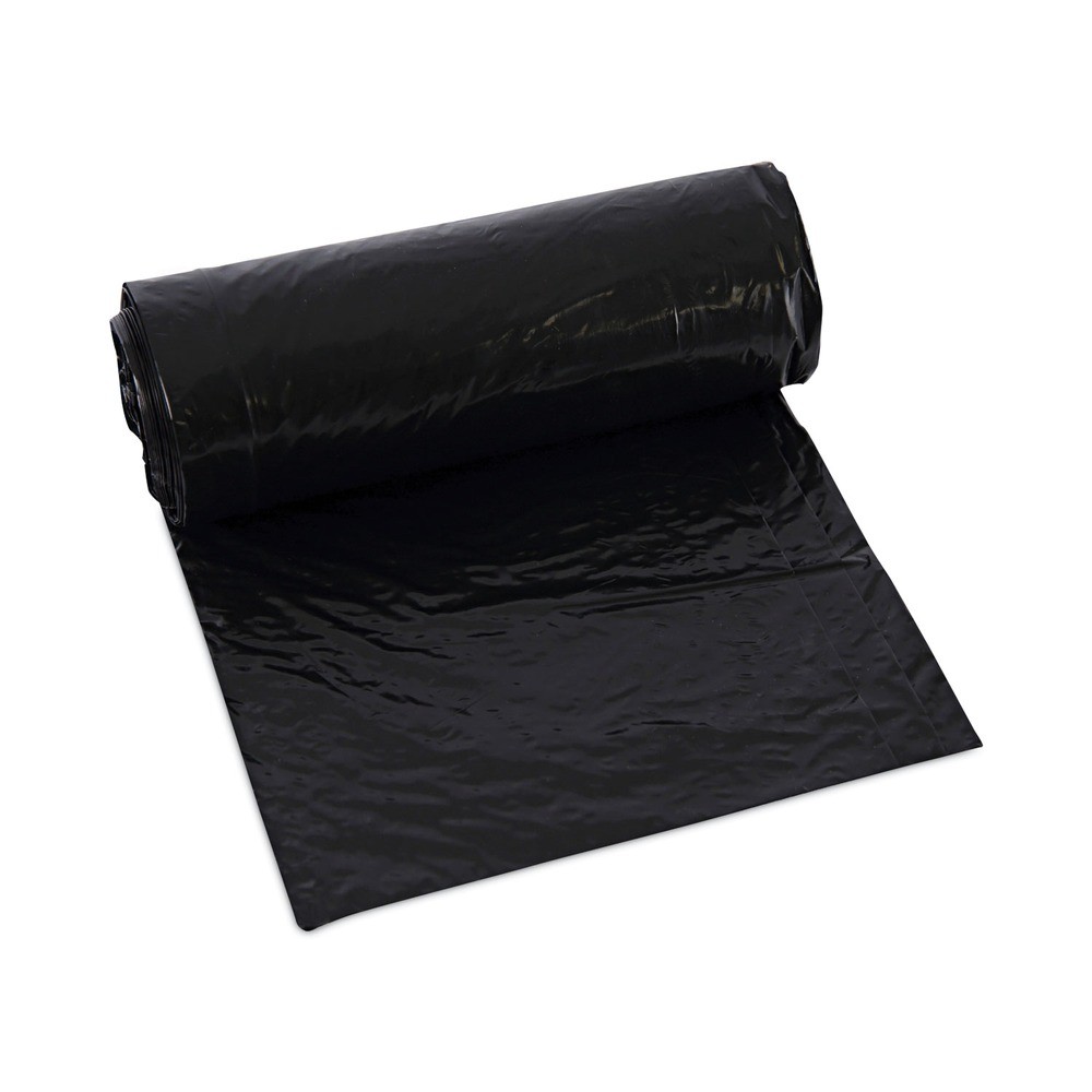 Boardwalk 510 16 gal. 1 mil Low-Density Waste Can Liners - Black (150/CT) New