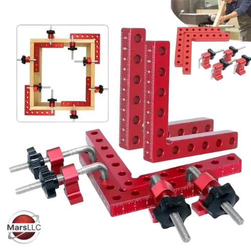 90 Degree Aluminum Metal Woodworking Clamps for Corner Positioning 140mm