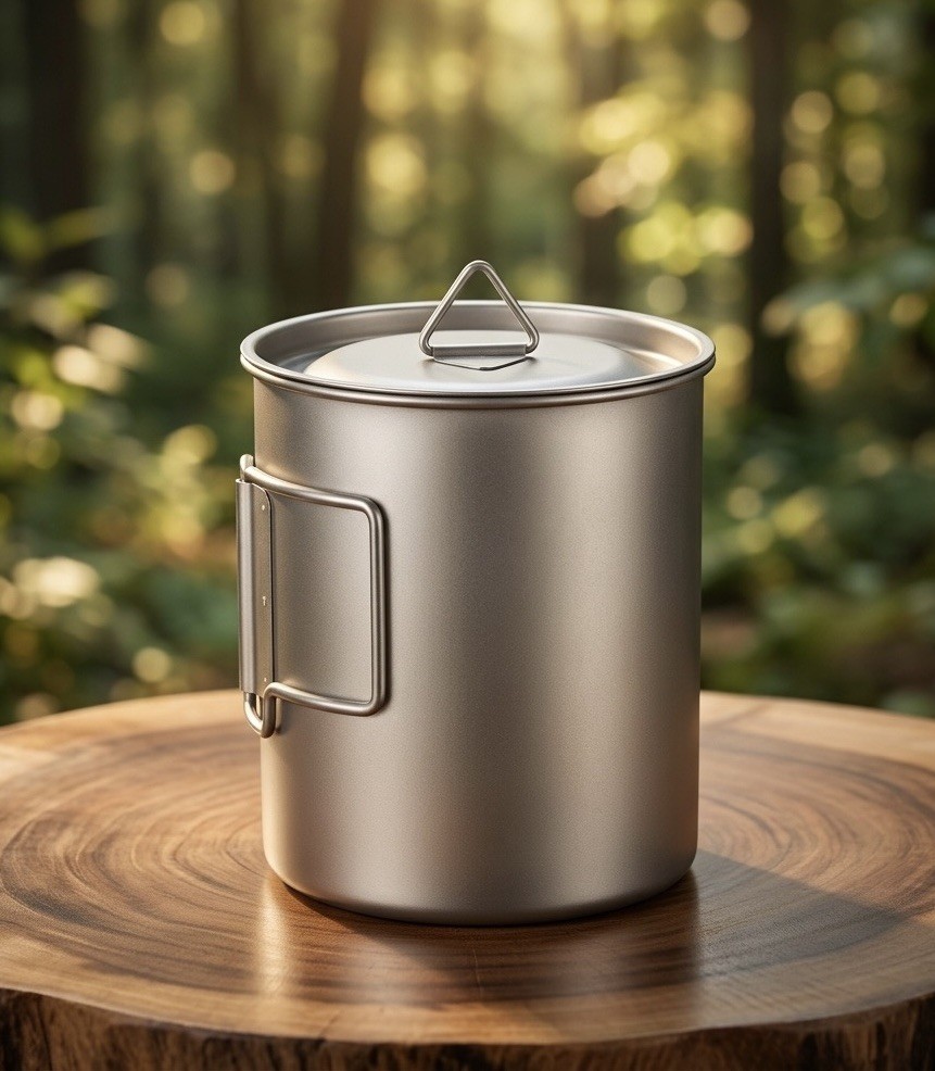 750ml Titanium Camping Mug | Ultralight Coffee Cup | Outdoor Backpacking Mug