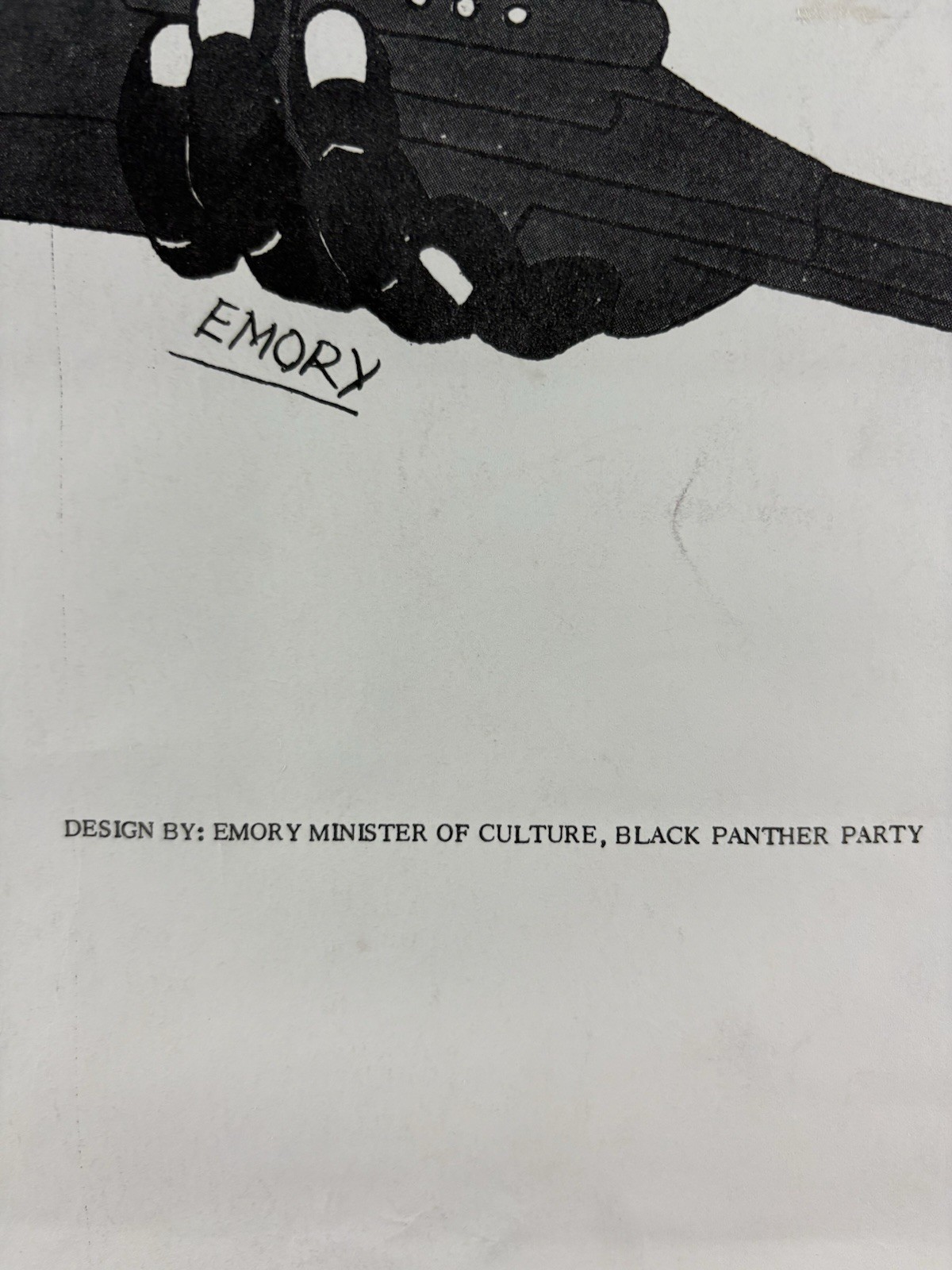 BLACK PANTHER PARTY Political Poster 1967 BPP Emory Douglas CHE GUEVARA