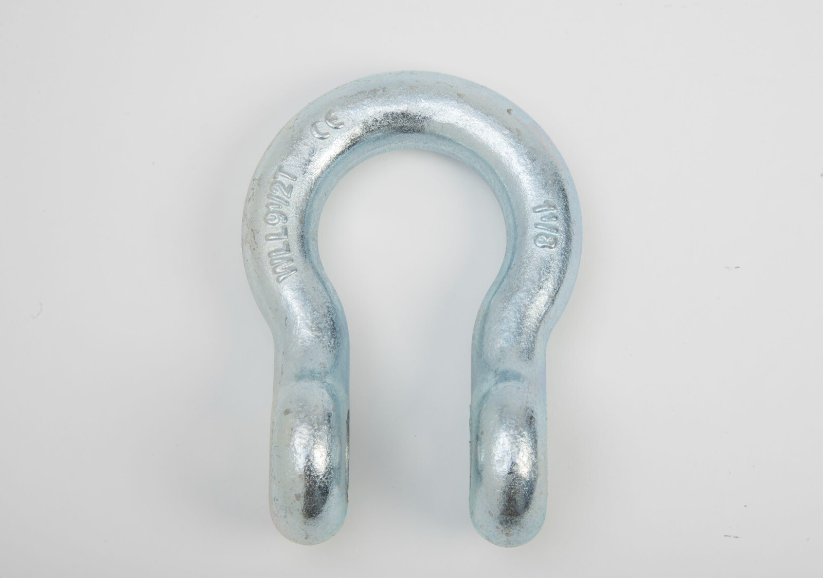 2 pcs 1-1/8" Bow Shackle w Screw Clevis Pin Rigging Towing 9.5 Ton 21000 lb WLL