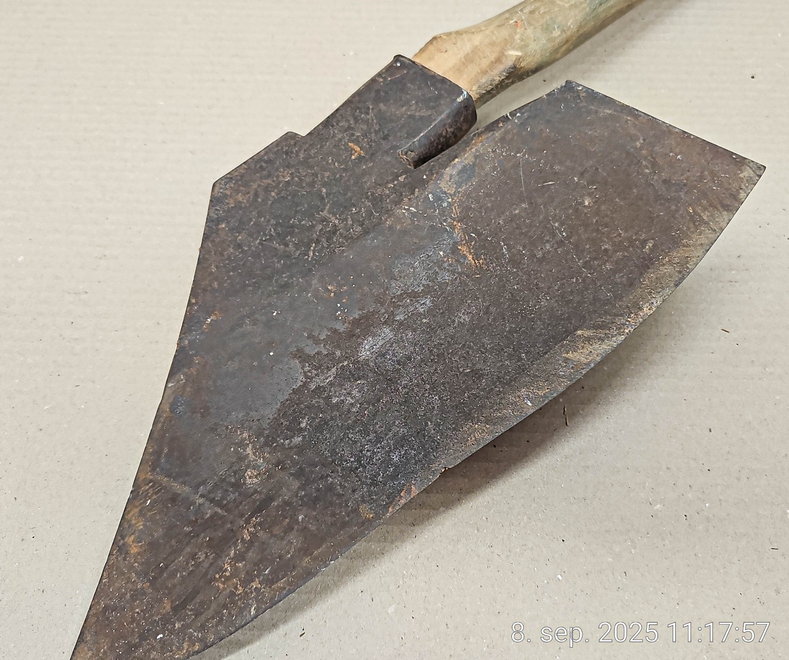 5,3 LBS ANTIC RARE GERMAN QUALITY FORGED AXE HEAD HATCHET