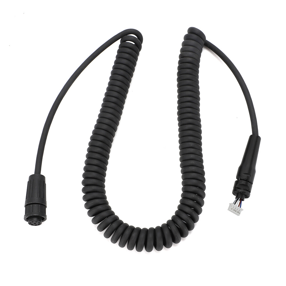 R49060 For Raytheon/Raymarine Ray 215 VHF Radio Microphone Mic Cord Cable Coiled