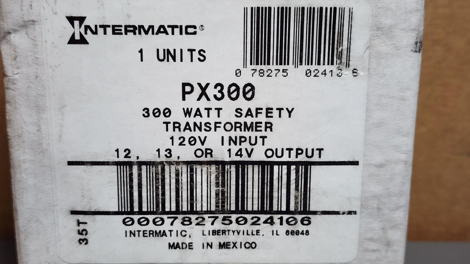 Intermatic PX300 Low Voltage Landscape Pool/Spa Light Transformer 12-14 V, 300W