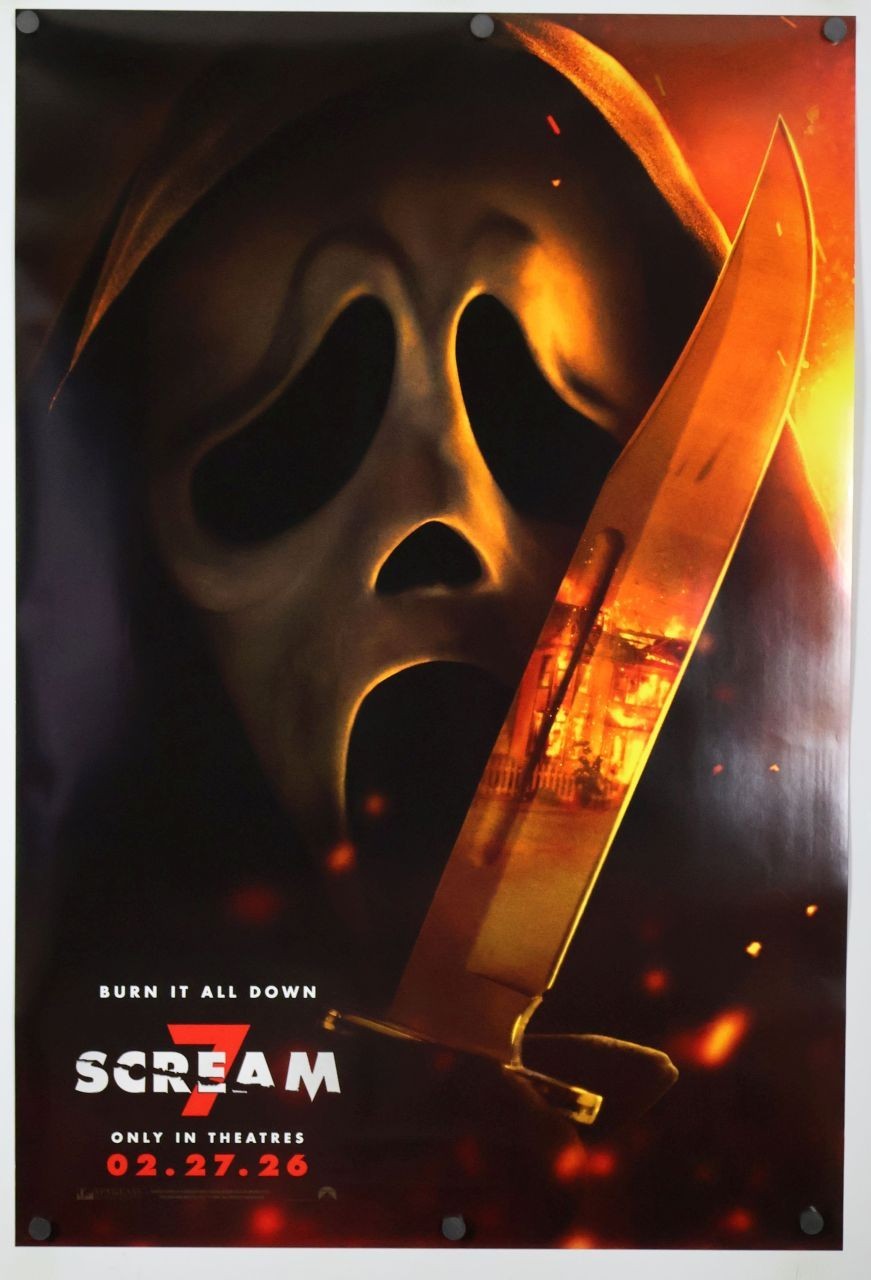 Scream 7 - original DS movie poster D/S 27x40 US 2026 - Set - Smokin hot deal!