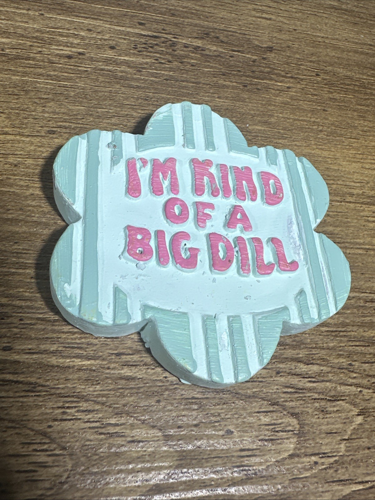 8 Pc Plaster Garden Stones Decorated