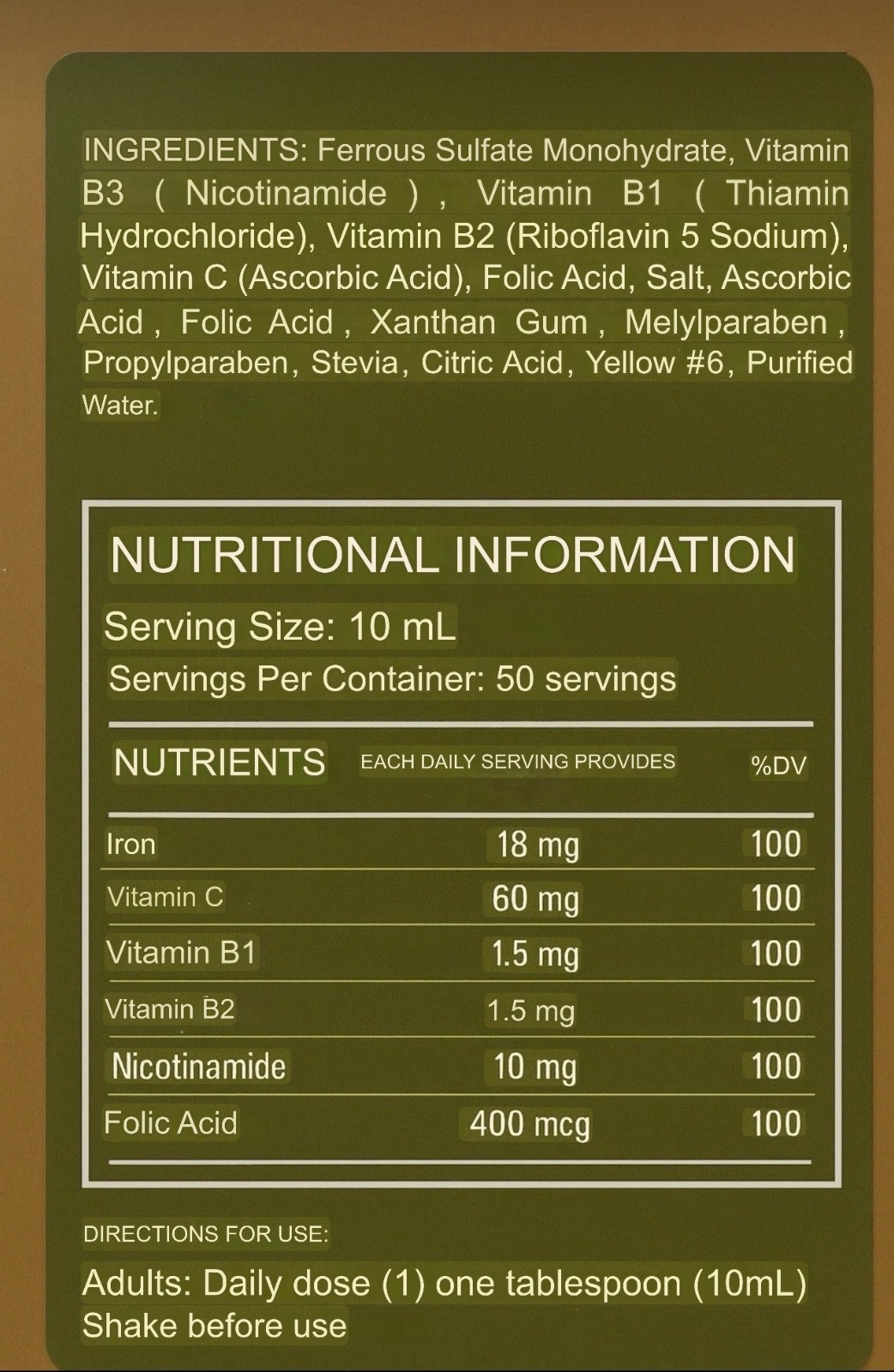 ✅ X3 BIQ-FEL - 500ML THE ORIGINAL (VITAFER)✅🔥