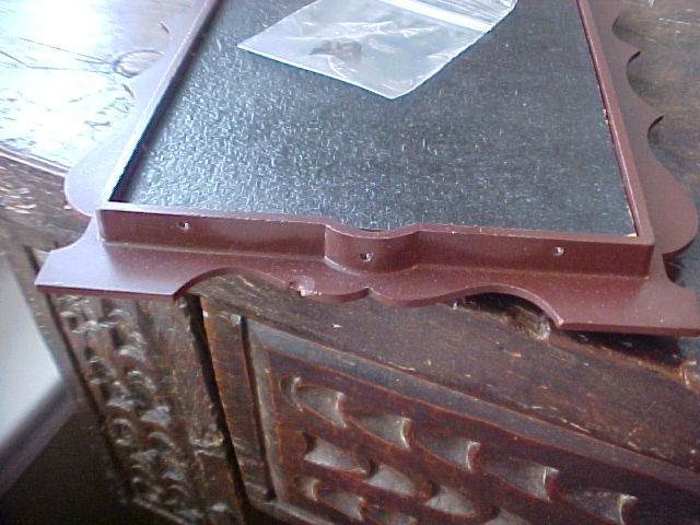 1855 Dated Cameo Themed Gutta Percha Thermoplastic Cabinet Card Wall Frame RARE!