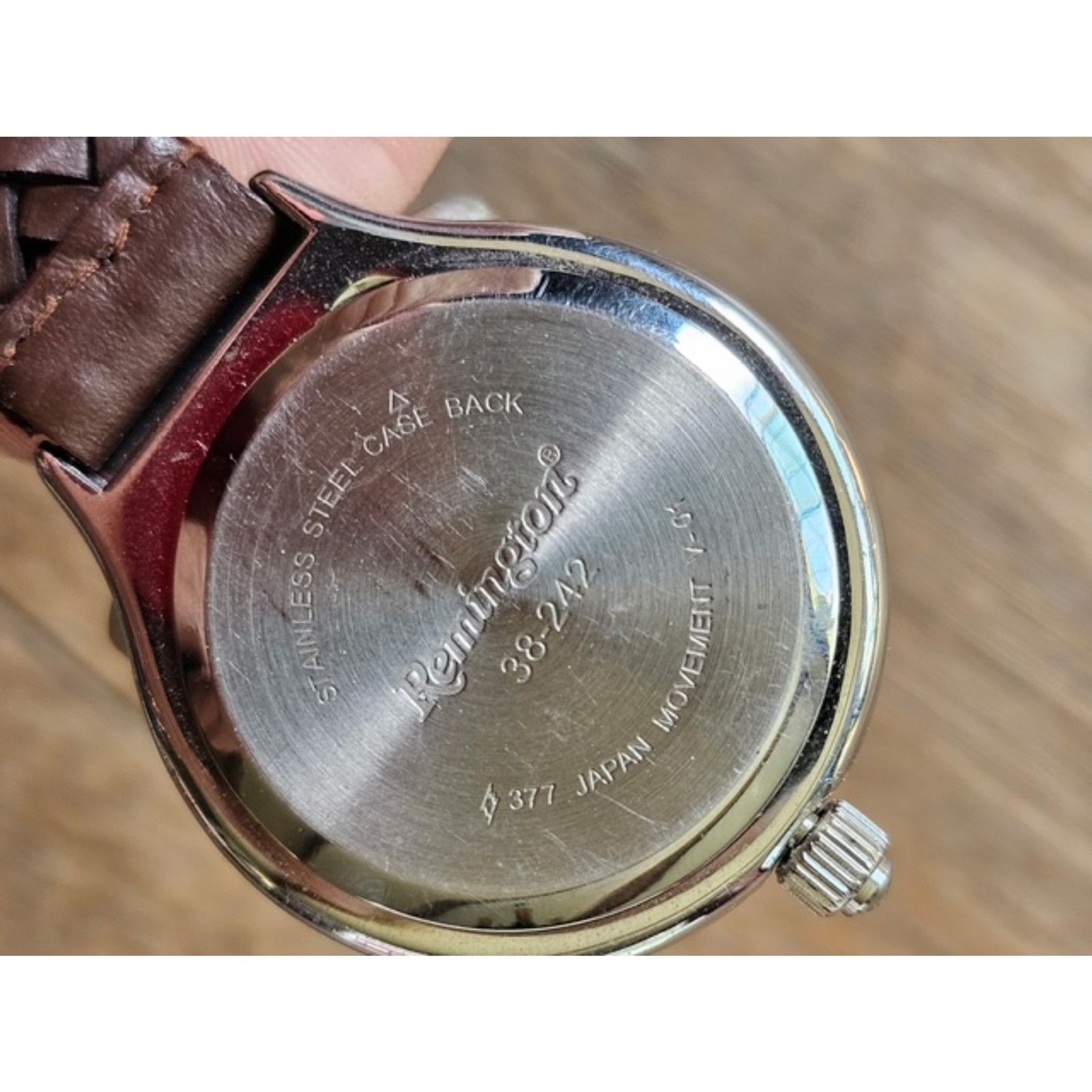 Remington Clip-on Belt Loop Watch w/ [#1 Dad] Cover *untested*