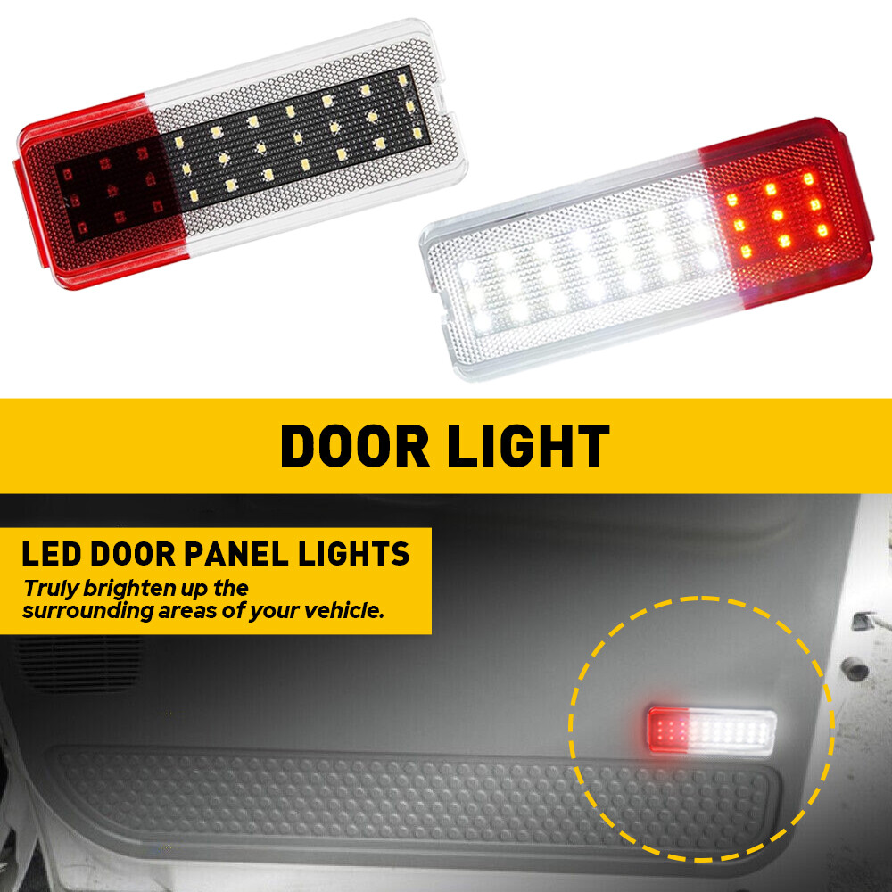 Interior Door Panel Light Reflector For 99-07 Ford Super Duty F250 F350 F450 EOA