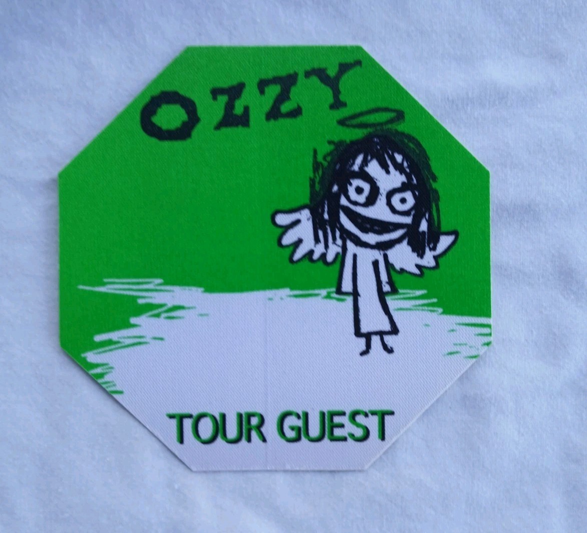 Ozzy Osbourne Tour Guest Pass 1996 Classic Rare Original Perri Green Issue