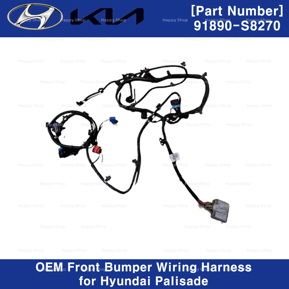 91890S8270 Genuine OEM Front Bumper Wiring Harness for Hyundai Palisade 23-24