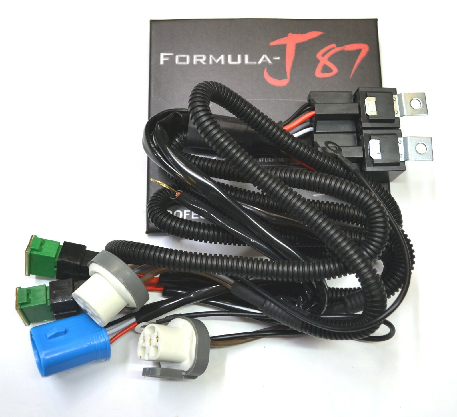 Relay Wire Harness 30A 9007 HB5 Head Light Adapter High Heat Connector Replace