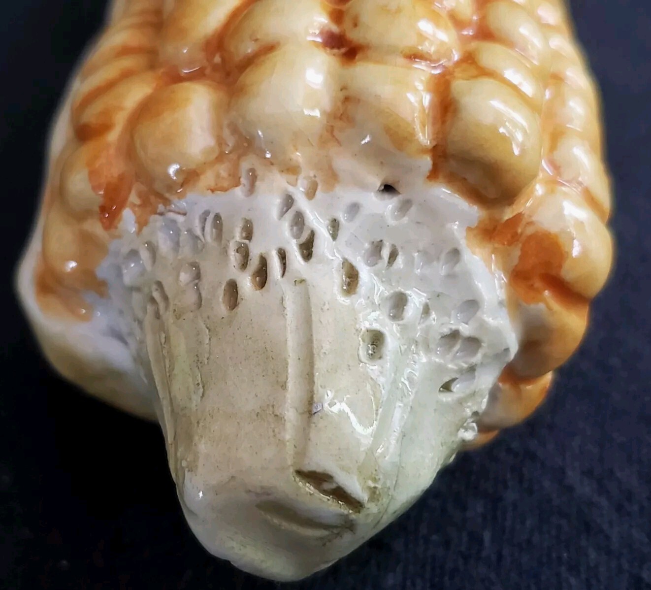 VTG MCM Signed ZACCAGNINI Majolica Italy Ceramic Sculpture Ear of Corn 10"