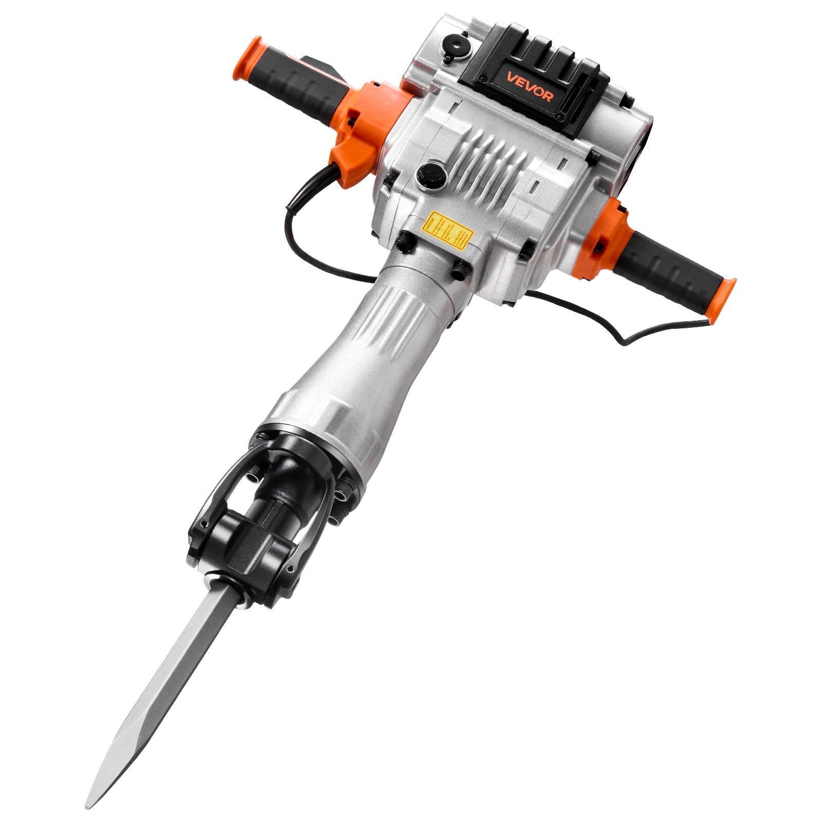 VEVOR Demolition Jack Hammer Electric Concrete Breaker 2100 W 1650 BPM Trolley