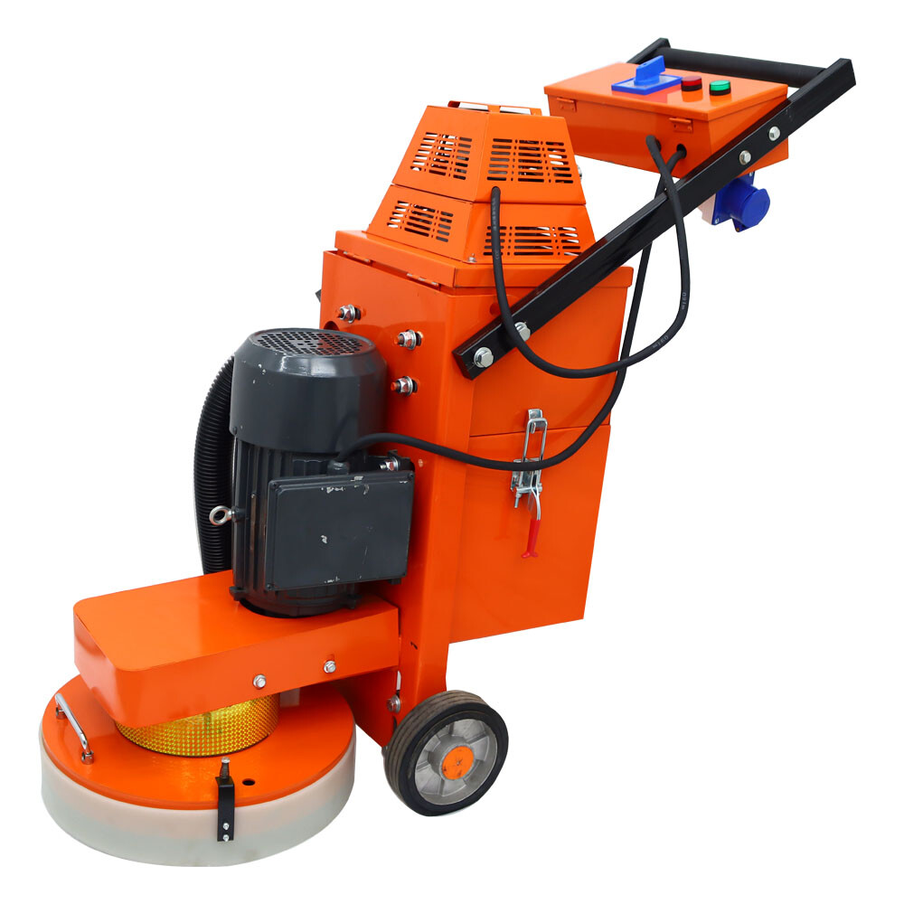 Concrete Floor Grinding Machine with Dust Box 5 Grinding Disc 220V Floor Grinder