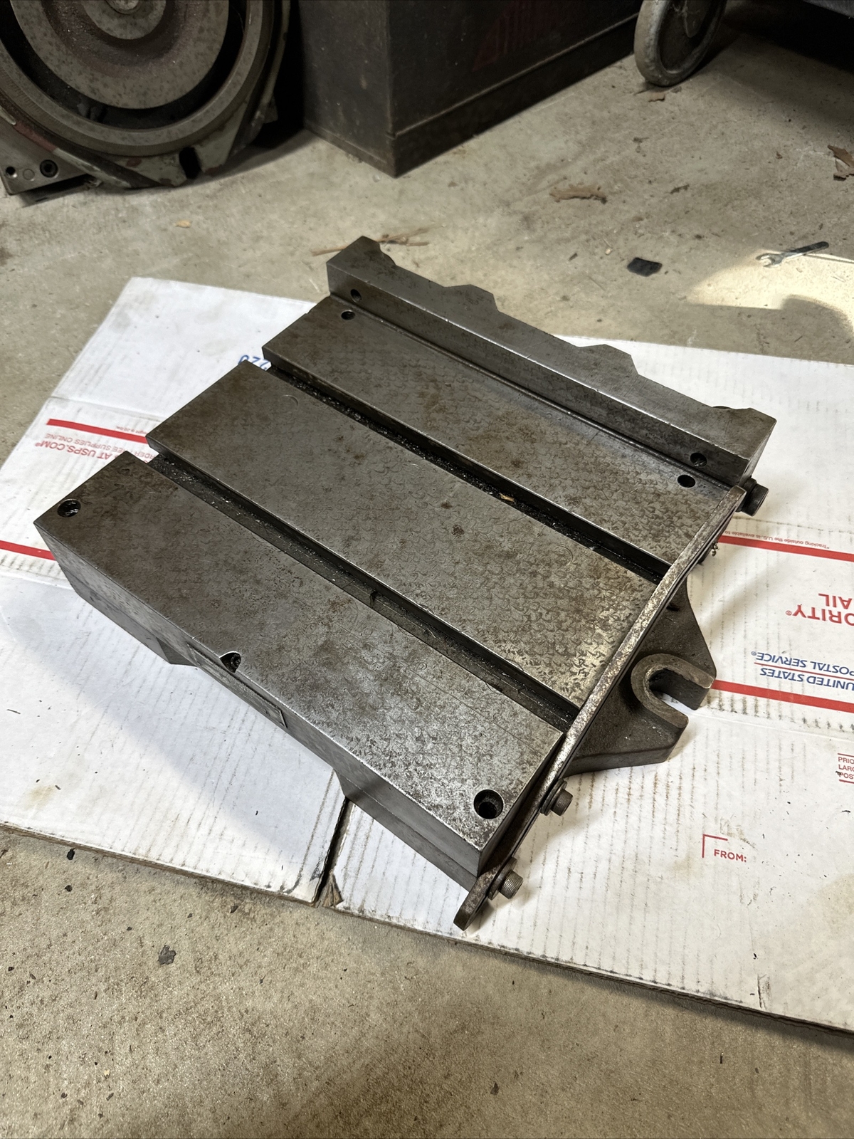 Bridgeport Milling Machine Sine Table Tilting Angle Plate Setup Block Machinist