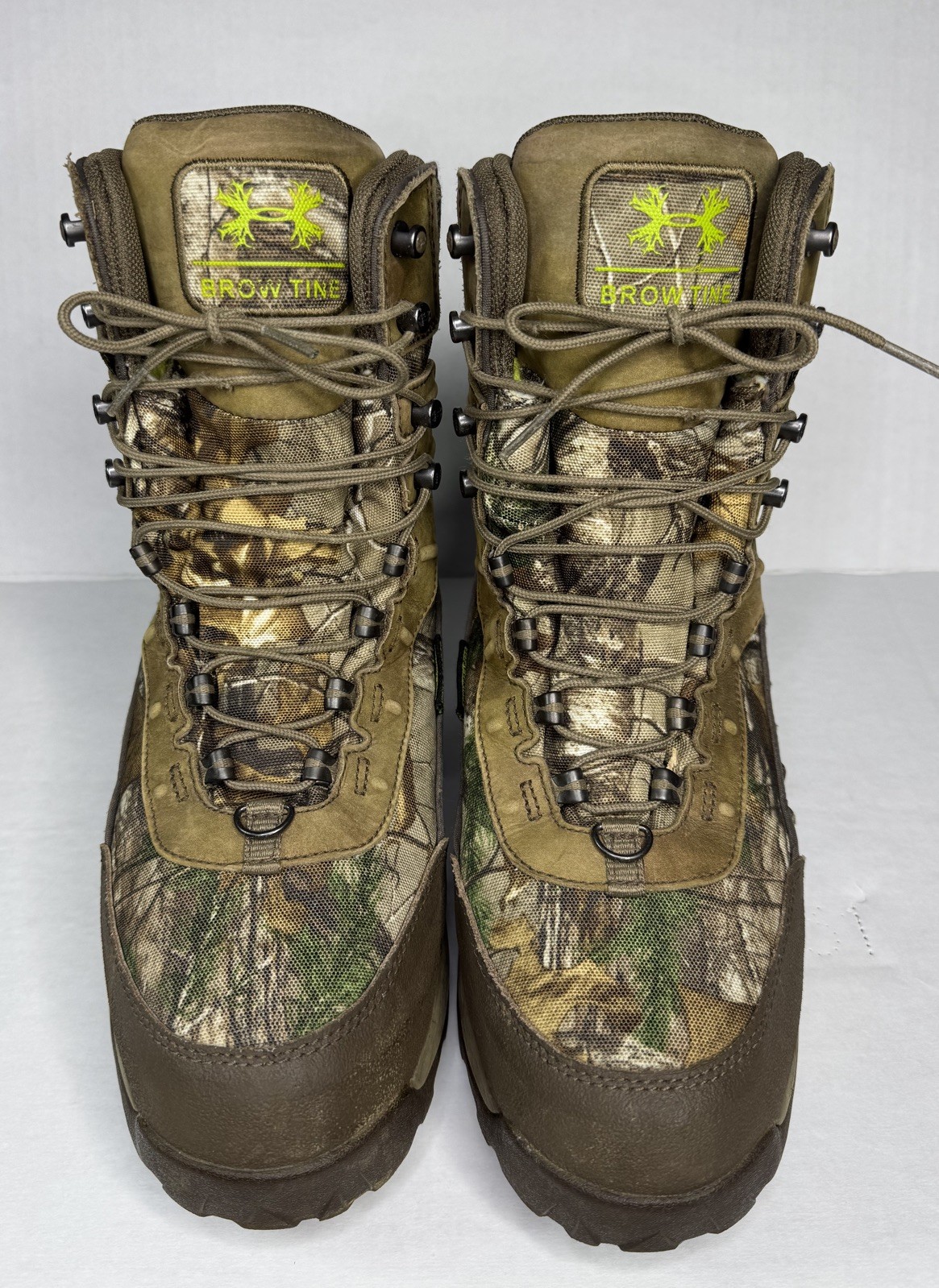 Under Armour Brow Tine Hunting Boots Waterproof GoreTex 800g Insulate Mens 8 EXC