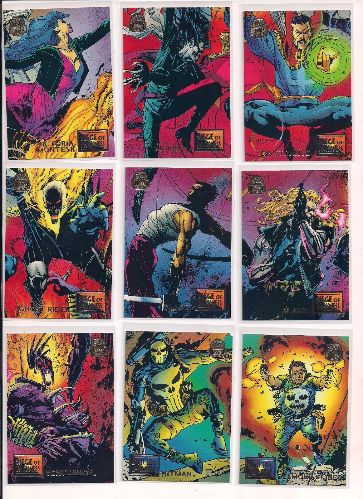 1994 Fleer Marvel Universe Trading Cards / U You Pick / Choose From List / bx4