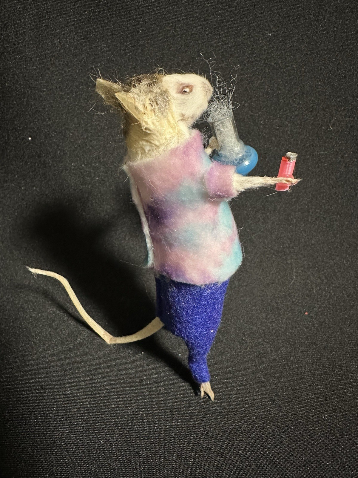 Taxidermy Mouse Stoner Hippie Mouse Oddities Curiosities Taxidermy Art