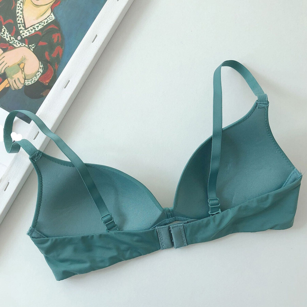 Flat-chested AAA AA ABC Women Bras Sexy Lingerie Thin Padded Wireless Brassiere