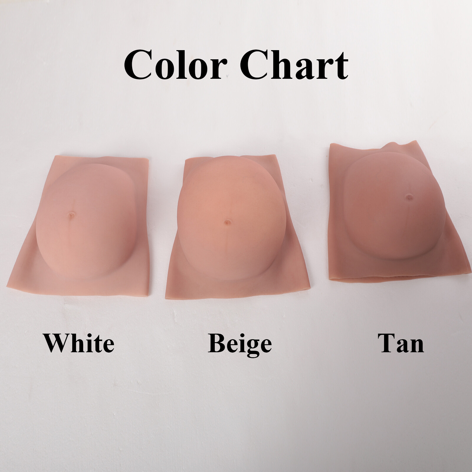 6 Months Silicone Fake Pregnant Belly Bump Artificial Bellies Tummy Prosthetics