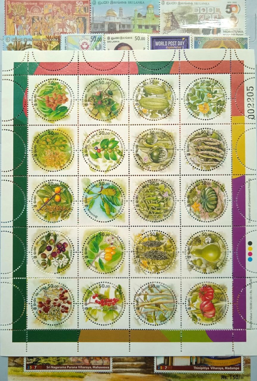 Sri Lanka Stamps Collection 2023 Year Pack Ceylon 45 Stamps