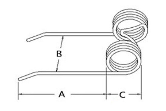 To fit Fits International IH Baler teeth tines 47 420 430 440 10pk A-MA74528