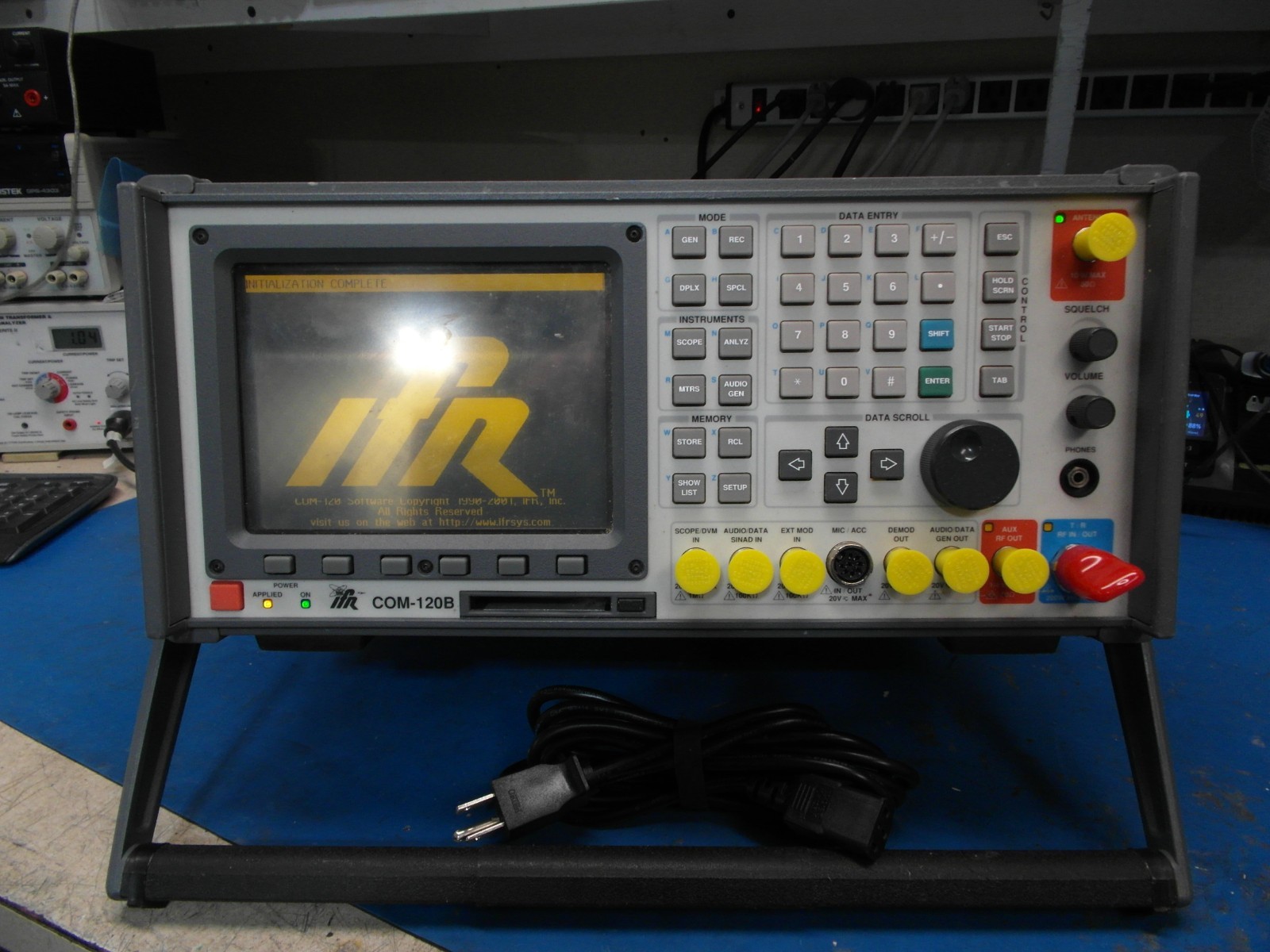 Aeroflex IFR COM-120B Communication Service Monitor  CALIBRATED LOADED  READ