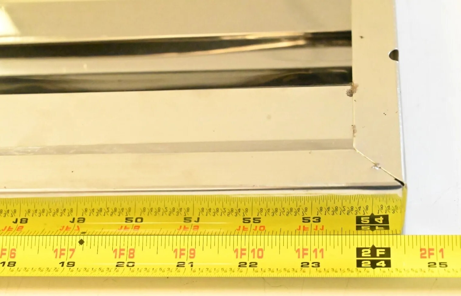 Serv-Ware 25x20x2 Stainless Steel Hood Grease Commercial Exhaust Filter Baffle