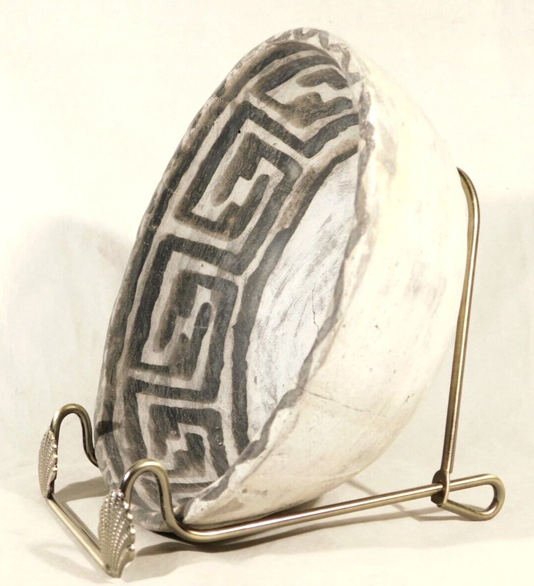 Easel Display Stand Metal Medium Size Adjustable Sea Shell Design