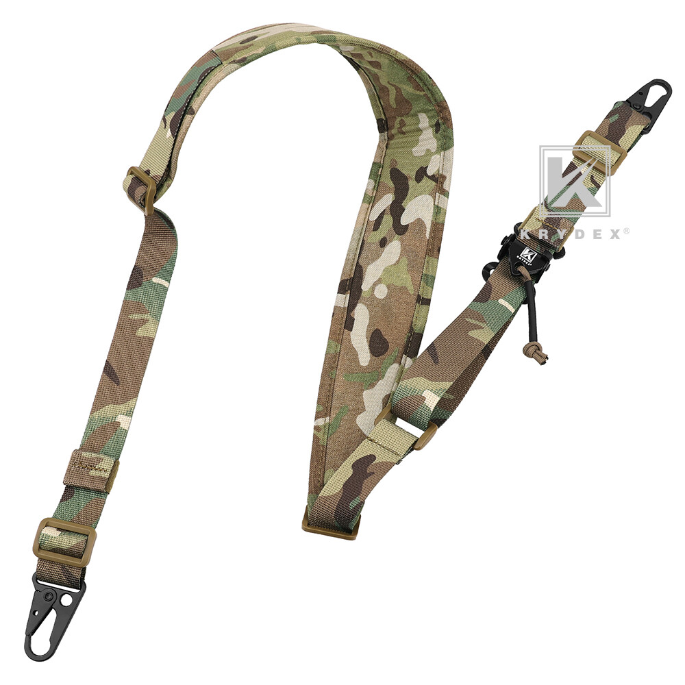 KRYDEX Tactical Sling 2 / 1 Point Shoulder Strap Padded Shooting Sling