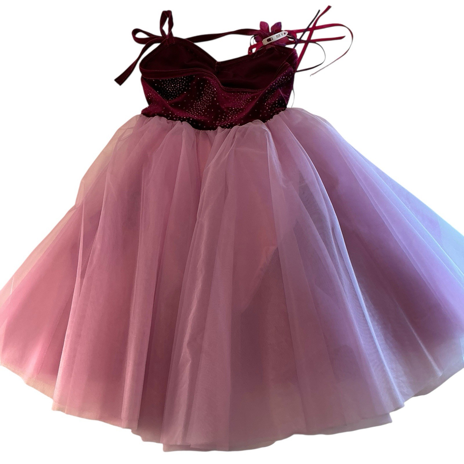 Costume Gallery Dress Purple Lavender Puffy Dress w/Bodysuit Child 6-7 Yr Medium