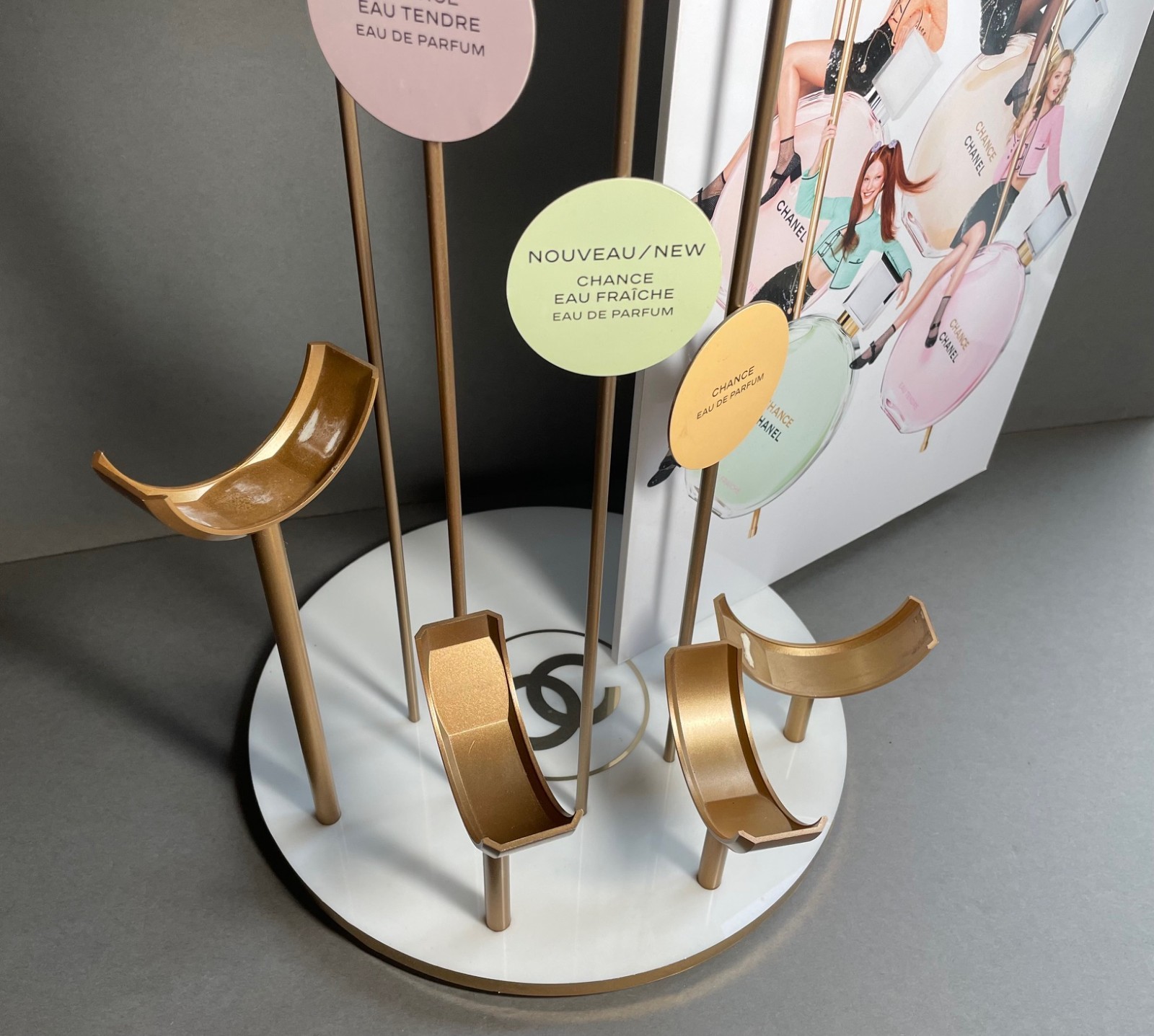 CHANCE CHANEL Eau Tendre Fraiche De Parfum Vive STORE DISPLAY 19" x 17.5" x 11"