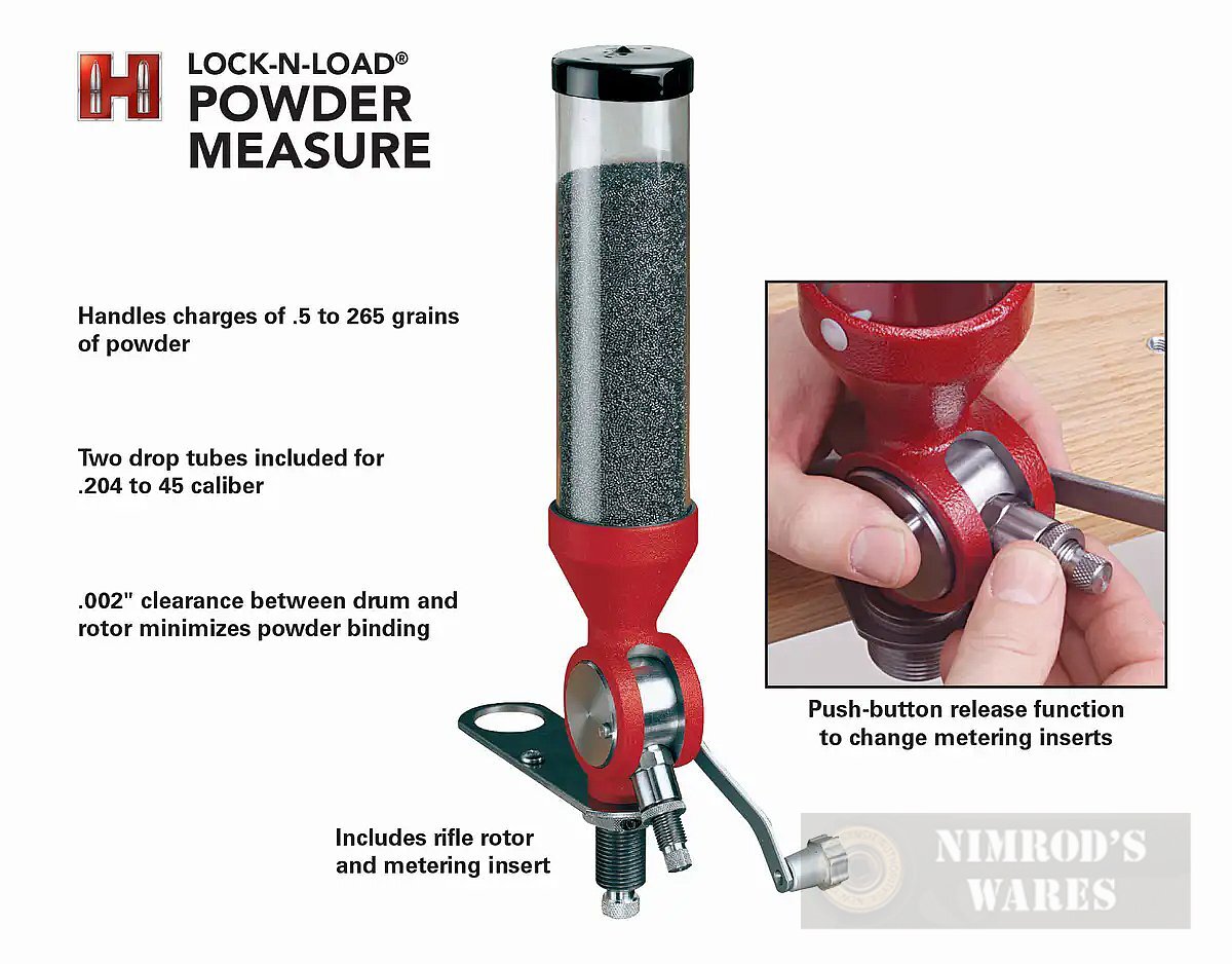 Hornady Lock-N-Load POWDER MEASURE 0.5-265 gr Reloading 050069 FAST SHIP