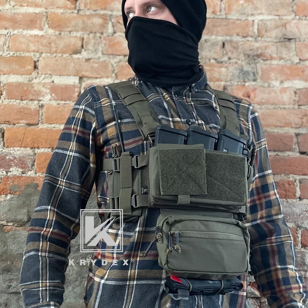 KRYDEX MK3 MK4 Micro Fight Chassis Chest Rig Modular Carrier Pouch Coyote Brown