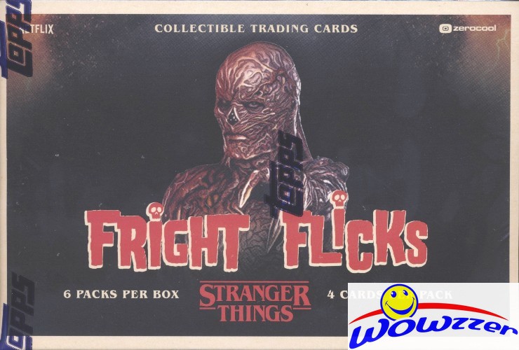 2023 Topps Stranger Things FRIGHT FLICKS EXCLUSIVE Factory Sealed Box! On Fire!