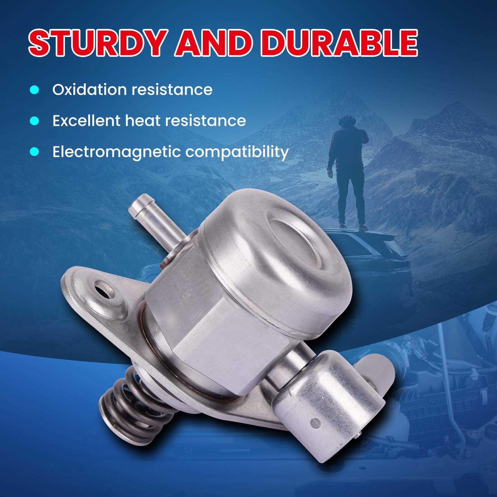 High Pressure Fuel Pump for Mercedes-Benz C300 E300 Metris INFINITI Q50 Q60 2.0L