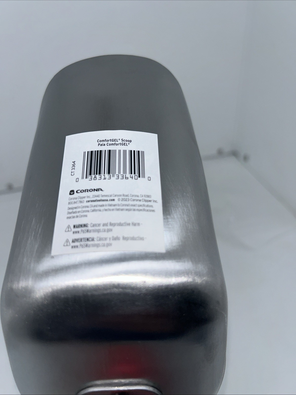 Corona Comfortgel Premium Stainless Steel Scoop 13.25 in