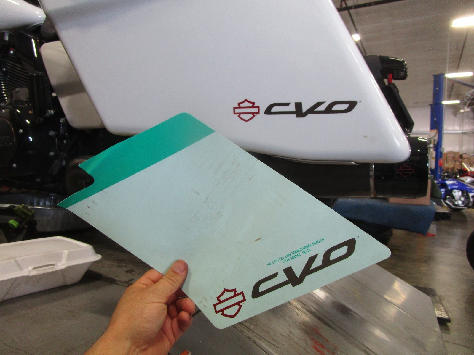 Genuine Harley Davidson Touring CVO Saddlebag Waterslide Decals PAIR