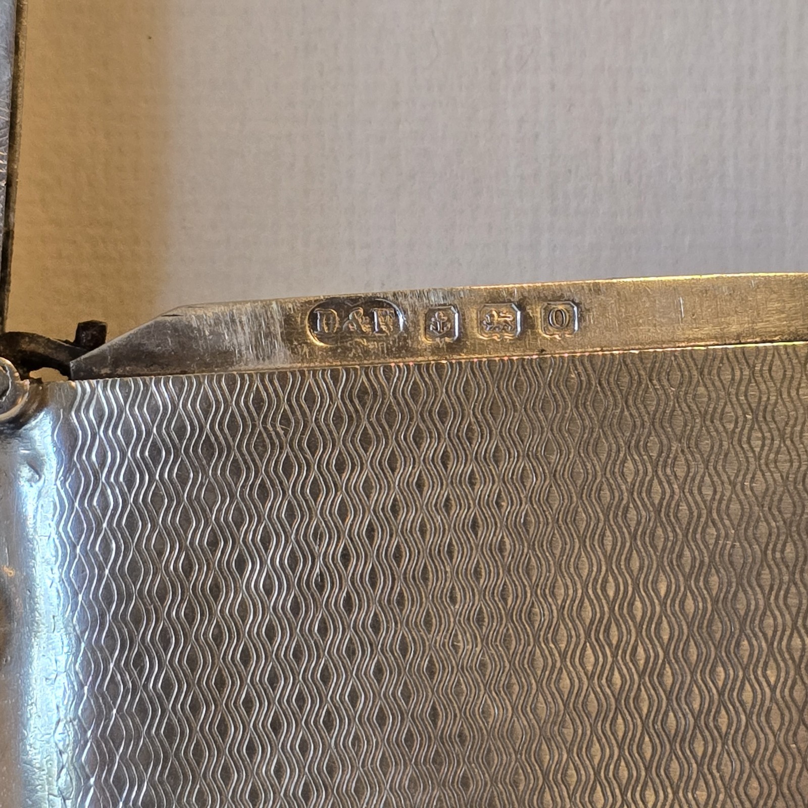 Antique Deakin & Francis Vesta Case Match Safe Holder Sterling Circa 1913 London