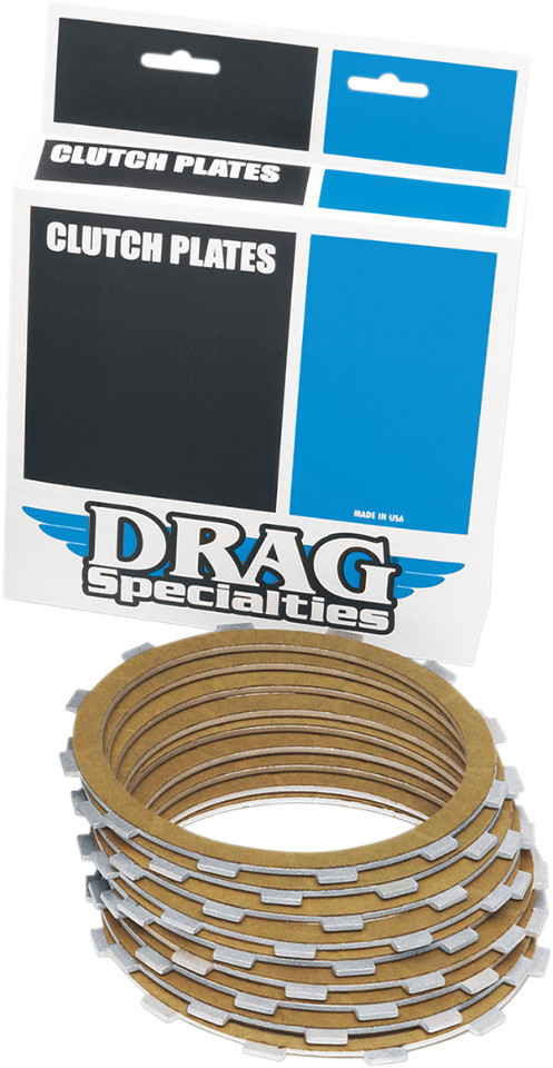 Drag Specialties Clutch Friction Plate Kit fits 1999-2017 Harley Touring Softail