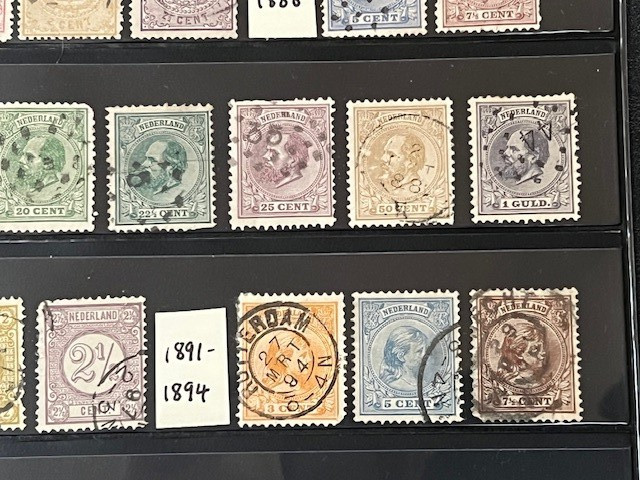Netherlands 1864-1896 Fabulous Collection Used in Stock Sheet Faults 7A6037S
