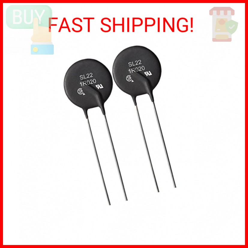 Ametherm SL22 1R020 (Pack of 2) NTC THERMISTOR,ICL 1 OHM 20% 20A 22MM, (Also SG1