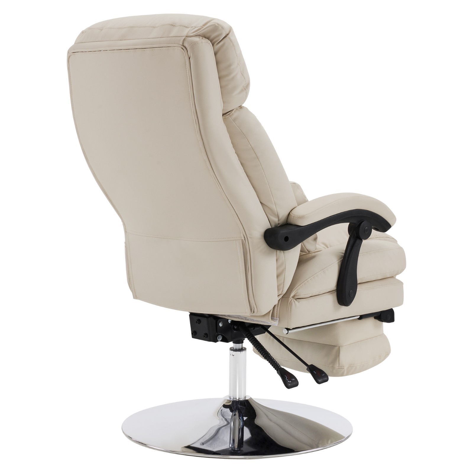 BarberPub Pedicure Chair, 360° Rotating Lifting Facial Beauty Spa Chair 3571