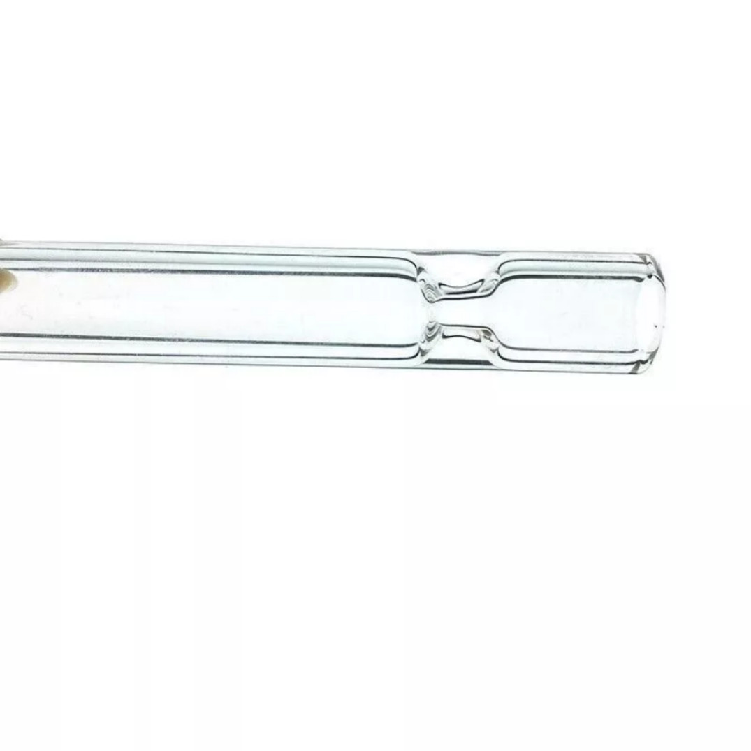 20 PCS transparent Thick Pyrex Glass Chillum Tobacco Pipe Diameter 12mm US