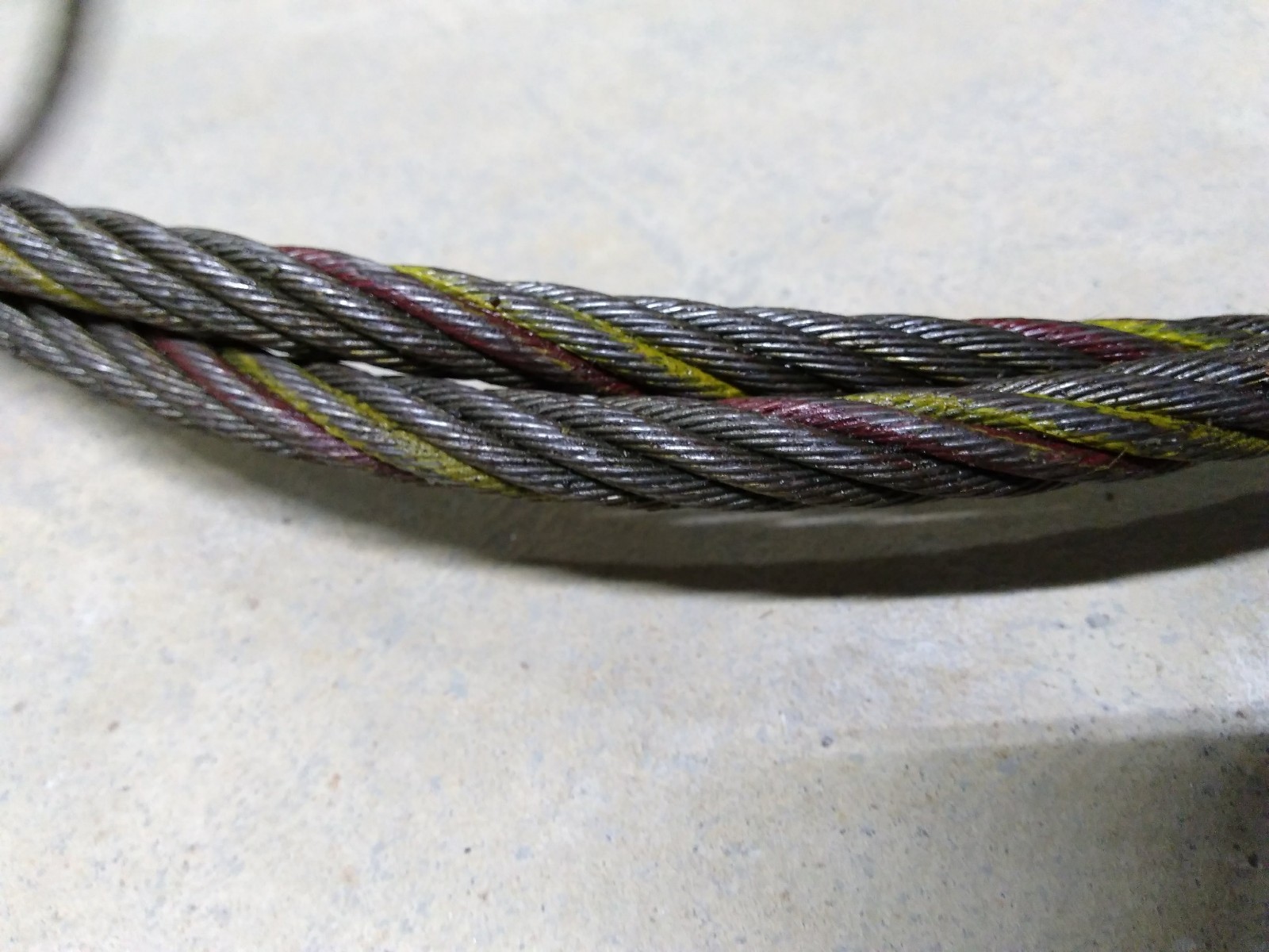 Wire Rope Sling Choker 3/8 in. x 10 FT 6 x 19 EIP IWRC Domestic USA 3/8" x 10'