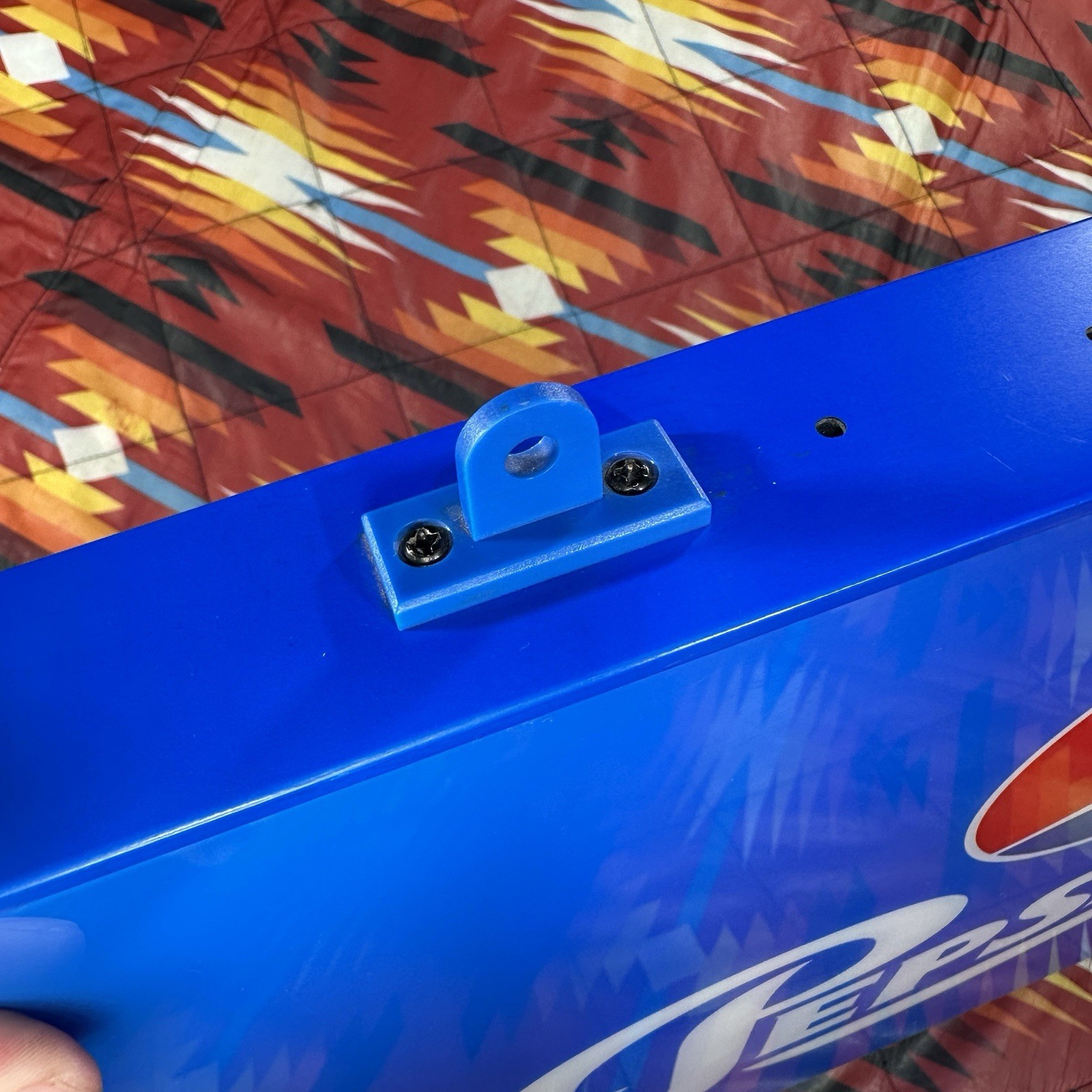 Blue Pepsi Cola Open Light Up Sign 20”x 16.5” (Power Cord Not Included) TESTED!